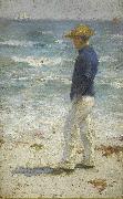 Henry Scott Tuke Looking out to sea oil on canvas